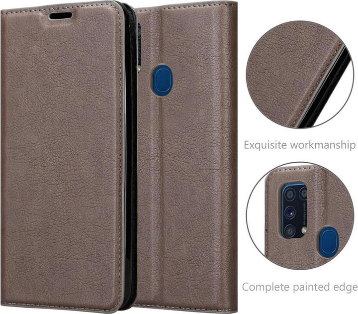 Actual product image Cadorabo Book Invisible Magnet Cover (Samsung Galaxy M31)