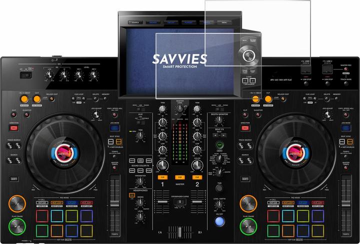 Image du produit Savvies 2x Smart Glass – Hybrid Glass Protection écran verre 9H pour Pioneer XDJ-RX3