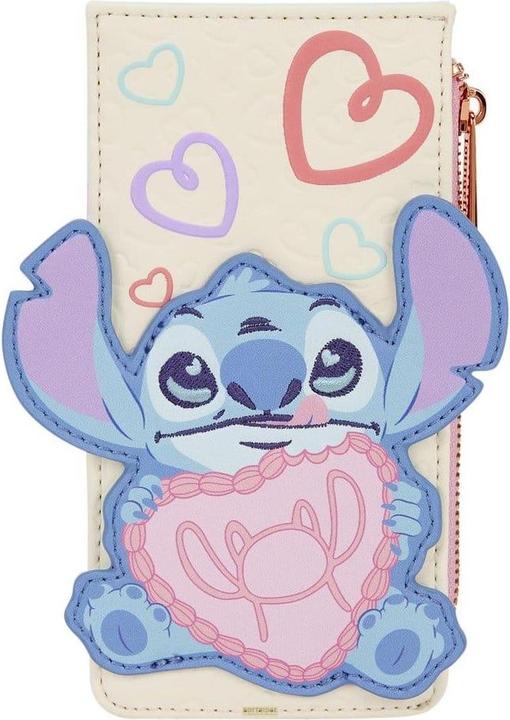 Actual product image Loungefly Disney Stitch Be Mine card holder