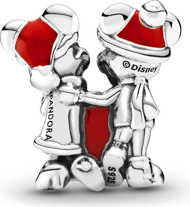Immagine prodotto Pandora Disney Mickey & Minnie Mouse Presenta il fascino (Argento 925, Smalto)