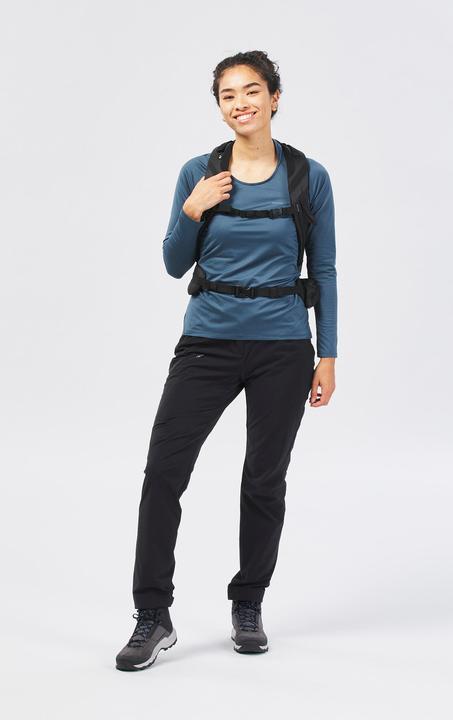 Actual product image Quechua Wanderhose Damen - MH500 schwarz (31)