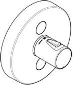 Productafbeelding Kludi UP thermostatische mengkraan PUSH Feinbaus met functie-eenheid rond chroom