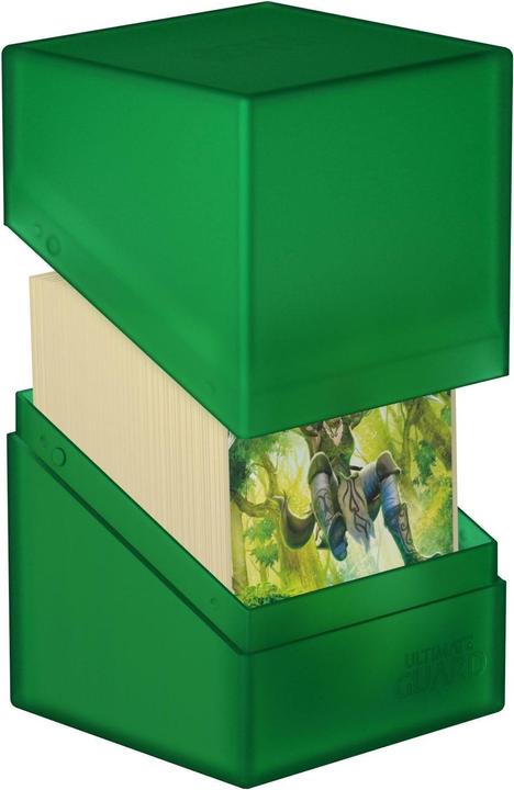 Productafbeelding Ultimate Guard Kaartdoos Boulder Deck Case Standaard Grootte 100+ Smaragd