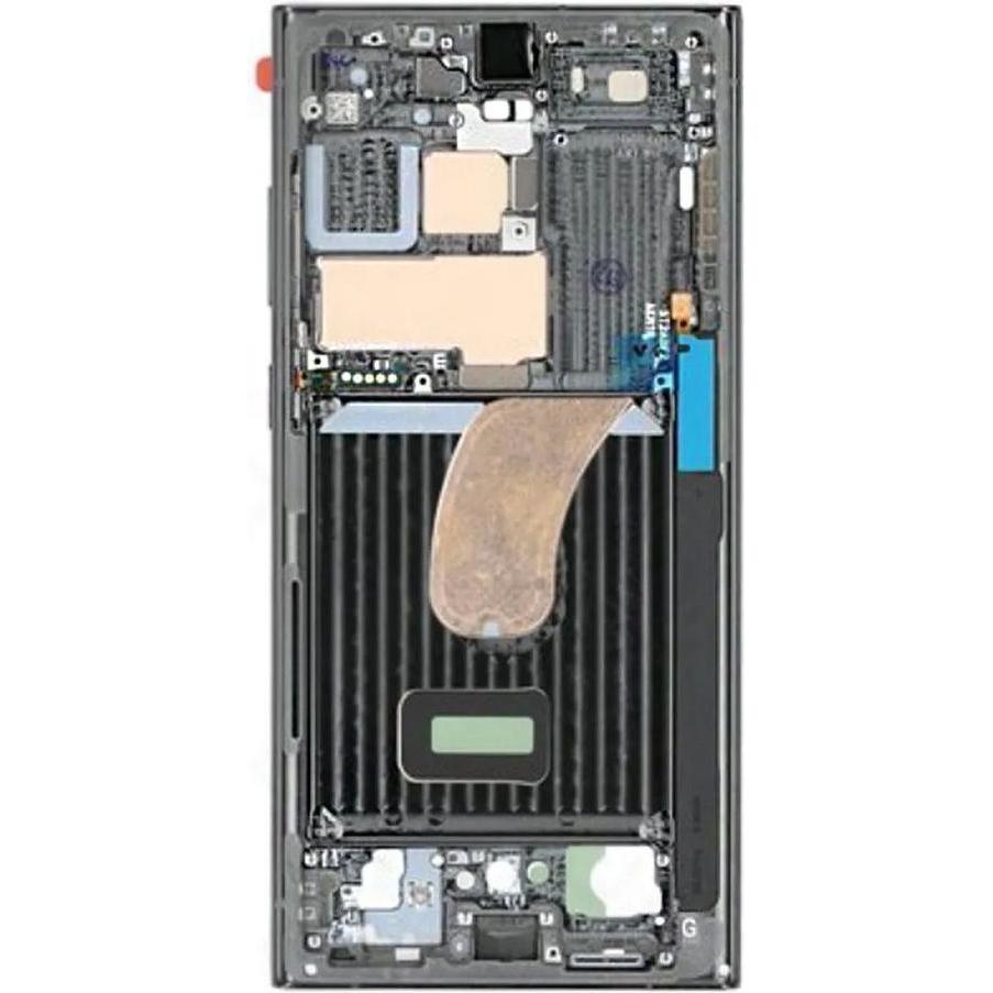 Samsung Galaxy S23 Ultra S918 LCD Frame - Green (Galaxy S23 Ultra), Mobilgerät Ersatzteile