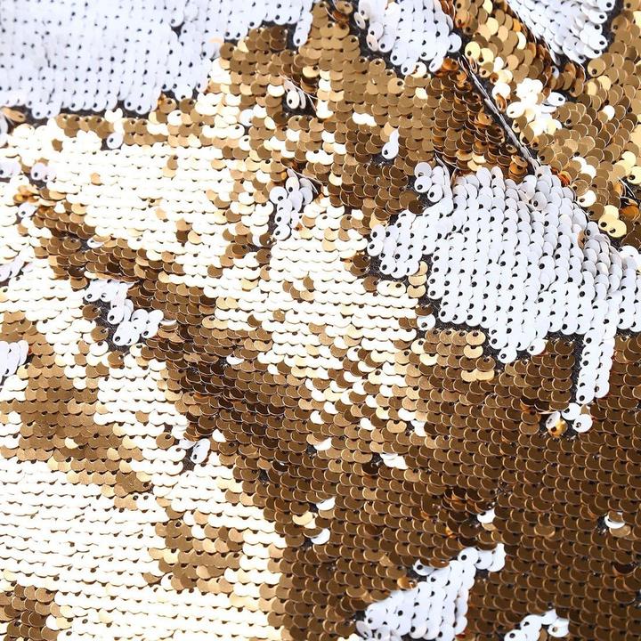 Actual product image Pyjtrl Two-Tone Blazer Jacket with Shiny Sequins (S)