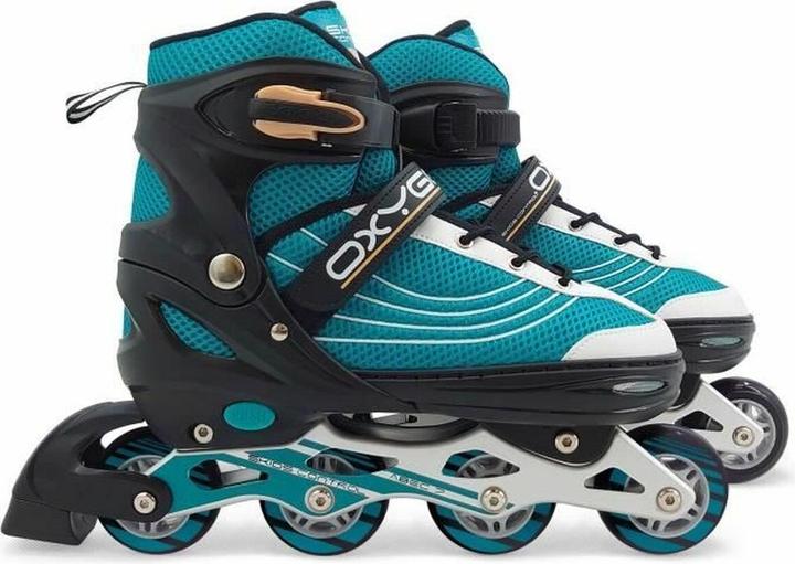 Actual product image Skids Control Oxygen inline skates semi-softboot adjustable petrol size 42-45 (45)