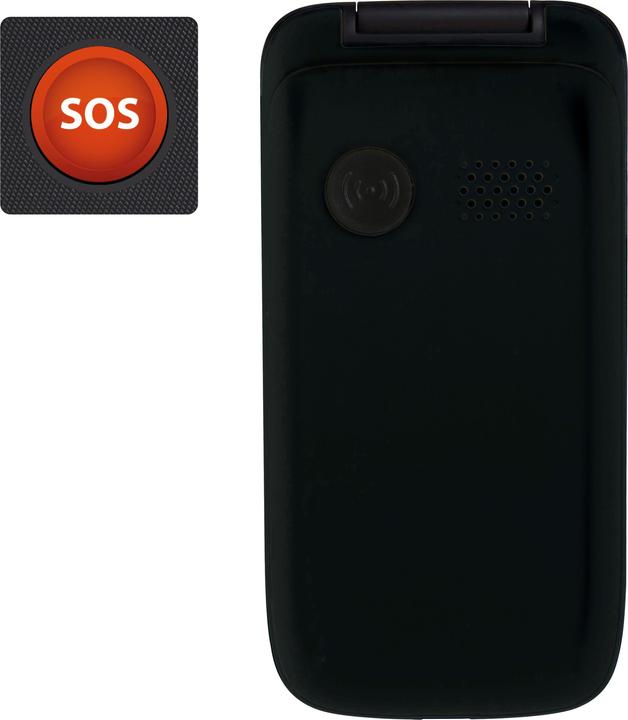 Actual product image Fysic FM-9760ZT Mobiele klaptelefoon - Geschikt voor hoortoestellen (M3/T4) - Zwart