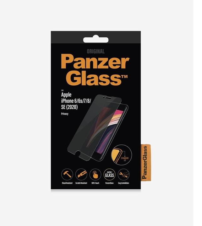 Image du produit PanzerGlass Privacy (1 pièce(s), Apple iPhone SE, Apple iPhone 6s, Apple iPhone 6, Apple iPhone 8, Apple iPhone 7)