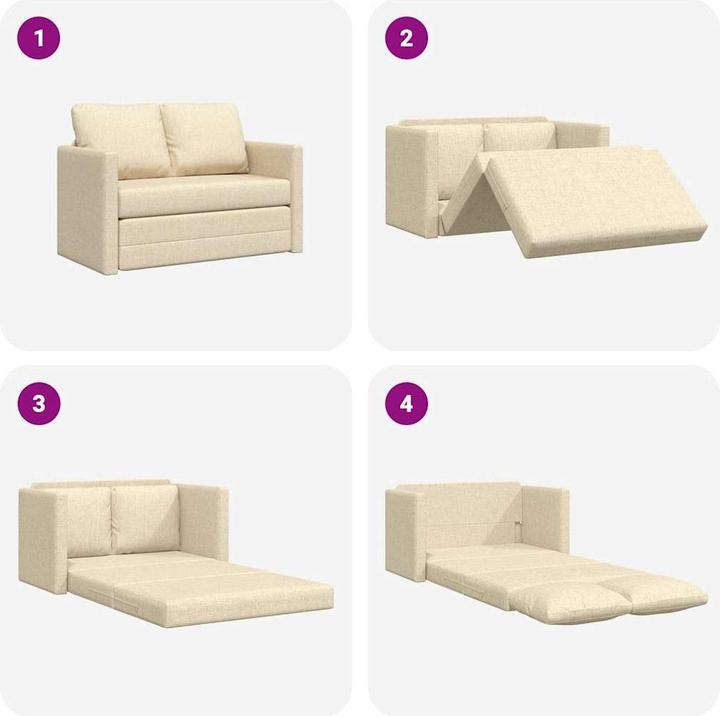 Image du produit vidaXL Bodensofa mit Schlaffunktion (2 places)