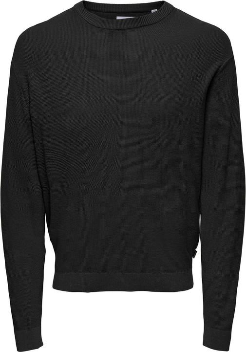 Only & Sons Onstony Ds 12 Ls Waffle Crew Knit Noos