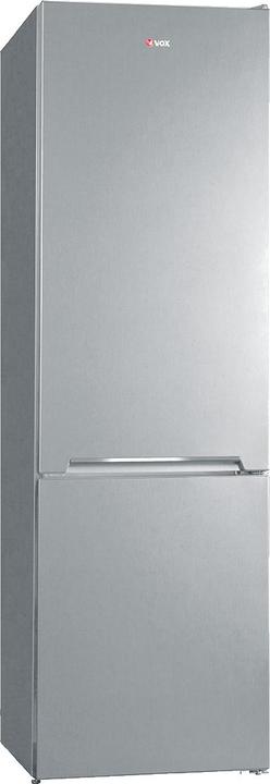 Vox kombinierter Kühlschrank NF 3730 IX E (E, H: 230 l, Z: 101 l, NO-FROST, inox) (331 l)