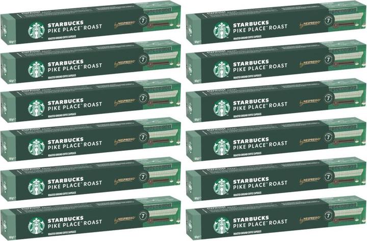 Actual product image Starbucks Coffee capsules Pike Place Roast 12 x 10 pieces (120 x Port.)