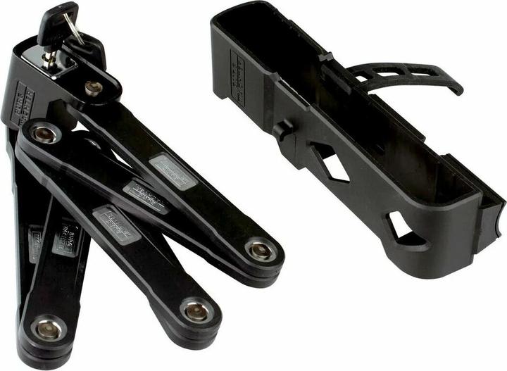 Actual product image Burg Wächter Cylinder folding lock 790 90 BLACK (90 cm)