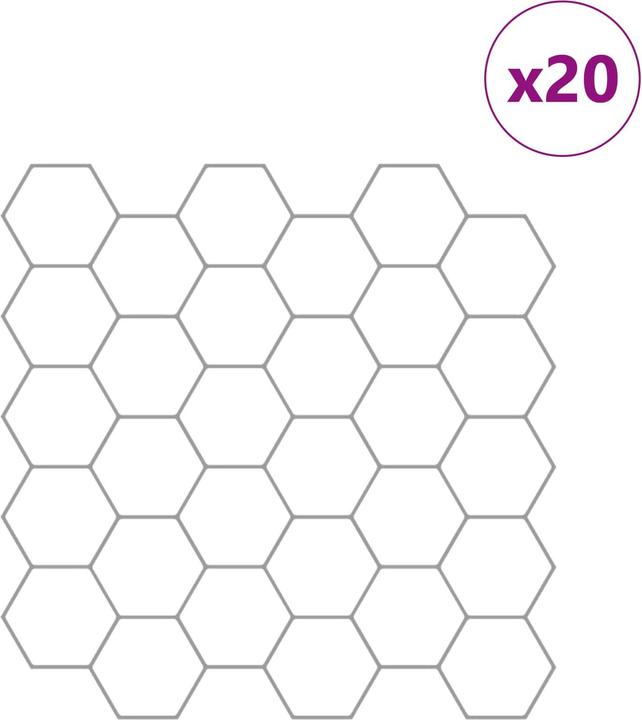 Produktbild vidaXL Sechseckige Fliese