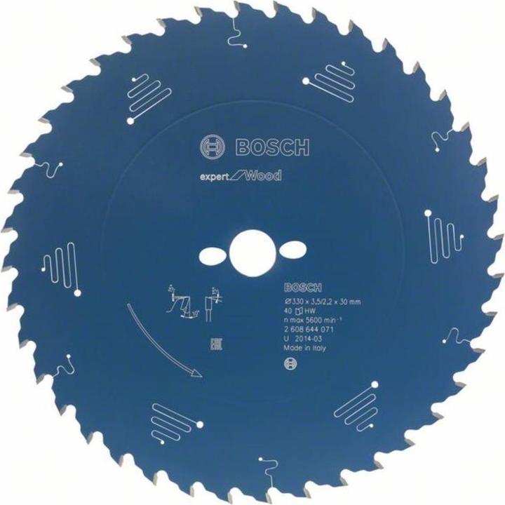 Produktbild Bosch Professional Zubehör Kreissägeblatt Expert for Wood, 370 x 30 x 4,2 mm, 26