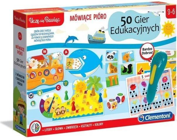 Actual product image Clementoni Talking Pen 50 games (Polish)