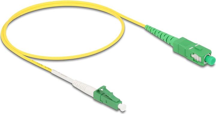 Image du produit Delock 83234 - Câble fibre optique LC-APC vers SC-APC Simplex monomode OS2 0.5 m (0.50 m)