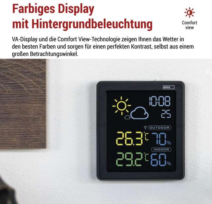 Productafbeelding Emos Drahtlose Wetterstation E8647N