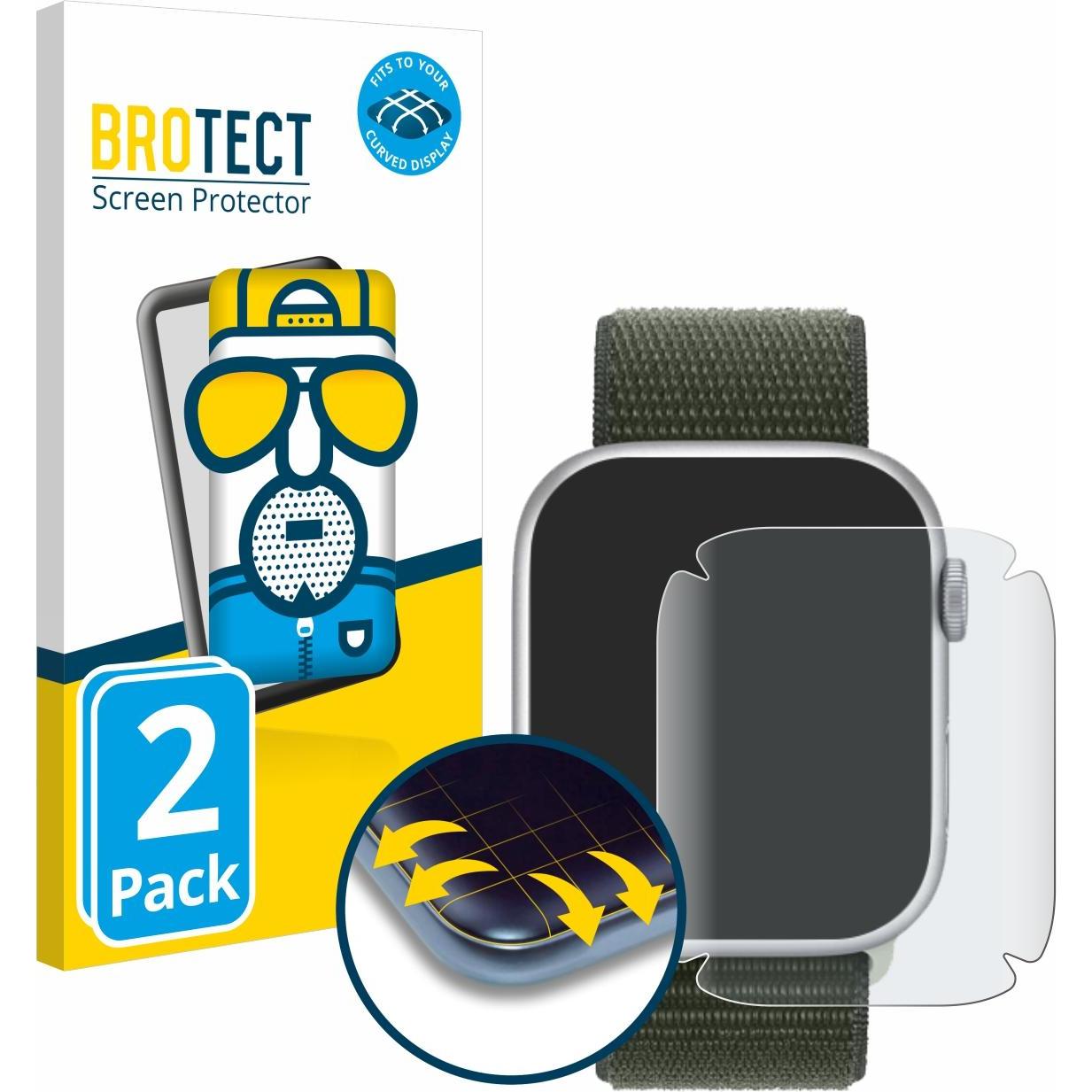 Thumbnail - BROTECT Full-Cover Displayschutz Matt, Smartwatch Schutzfolie, Grau