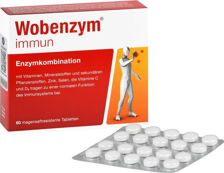 Produktbild Wobenzym immun Tabletten, 60 St. Tabletten (60 Stück, Tabletten)