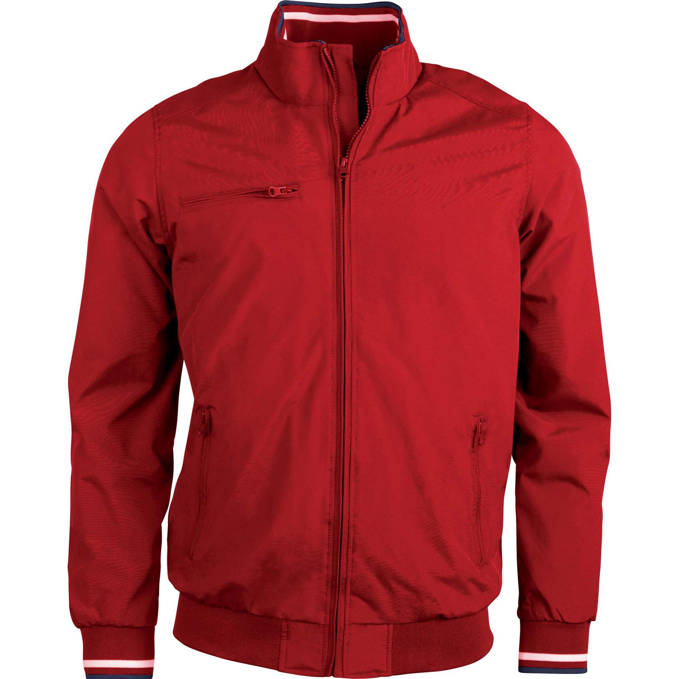 Kariban, Herren, Jacke, Stadtjacke (L), Rot, Blau, Weiss, L