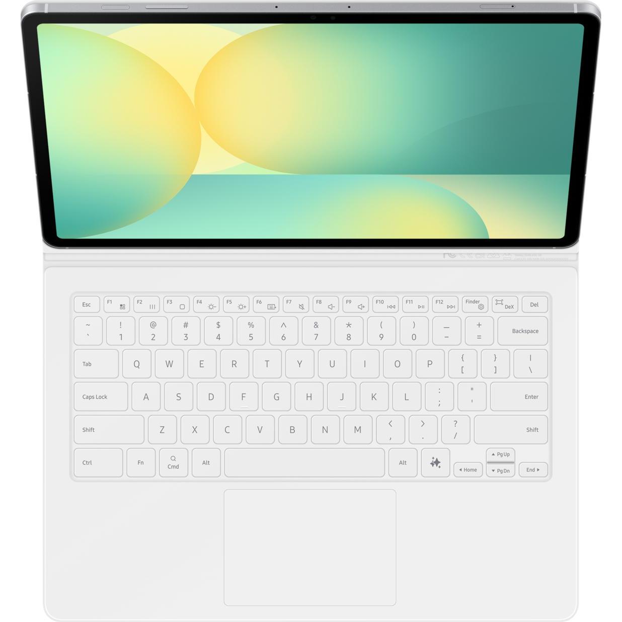 Samsung Etui Book Cover Keyboard AI Key do Galaxy Tab S10 FE+ biały (Eng. Int., Samsung Galaxy Tab S