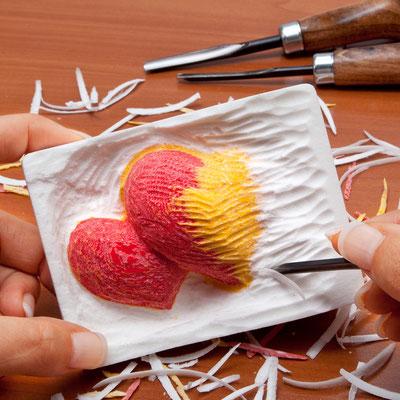 Image du produit Carving Colors Modèle "Deux coeurs