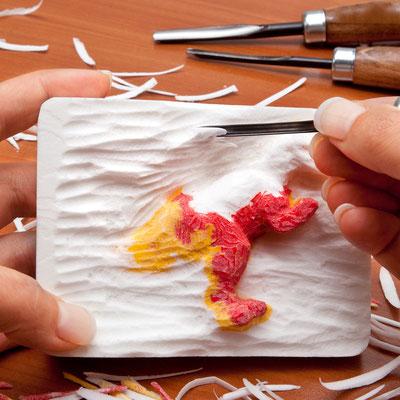 Produktbild Carving Colors Relief "T-Rex"