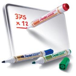 Produktbild Pentel Whiteboard-Marker MW85, Rundspitze, schwarz (Schwarz, 2 mm, 1 x)