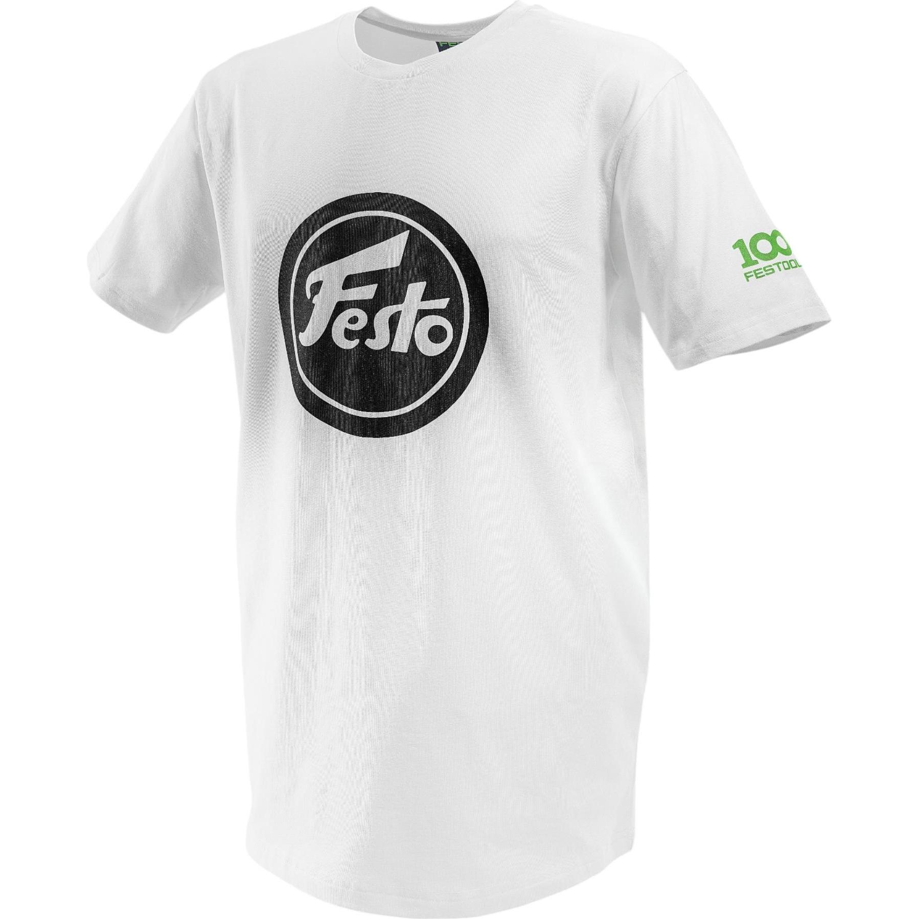 Thumbnail - Festool, Herren, Shirt, 100 Jahre T-Shirt SH-FT3-M/2 100Y, Schwarz, Weiss, (M)