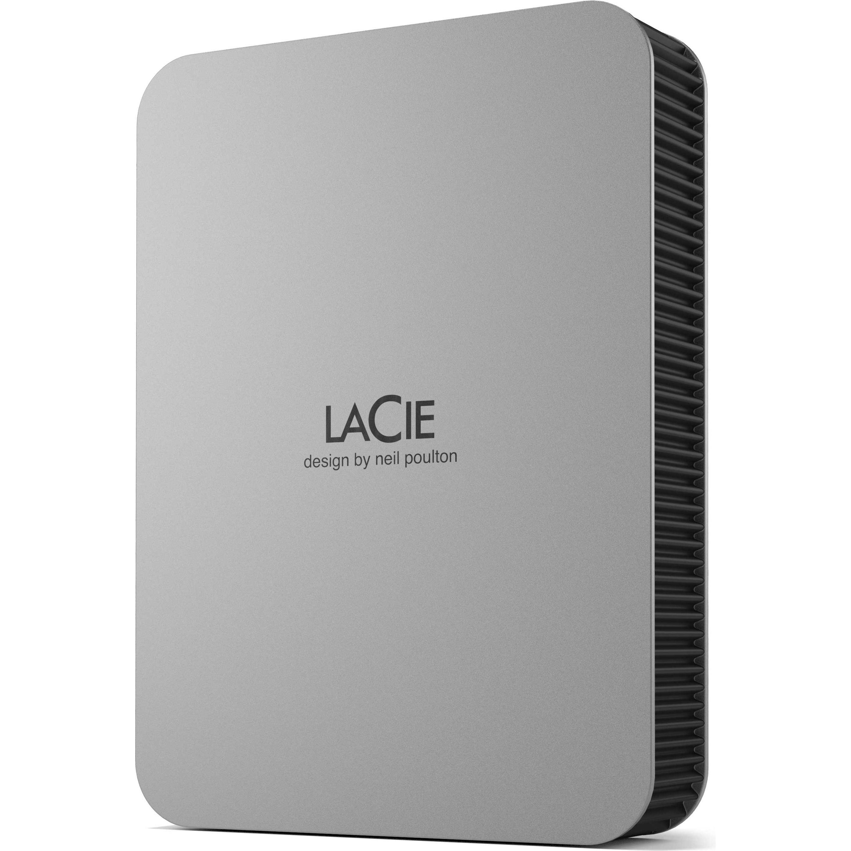LaCie Mobile Drive (5 TB), Externe Festplatte, Silber