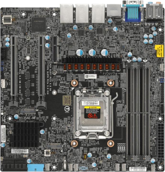 Actual product image Supermicro Barebone Mainstream A+ Server Single Socket AM5 AS-2015A-TR