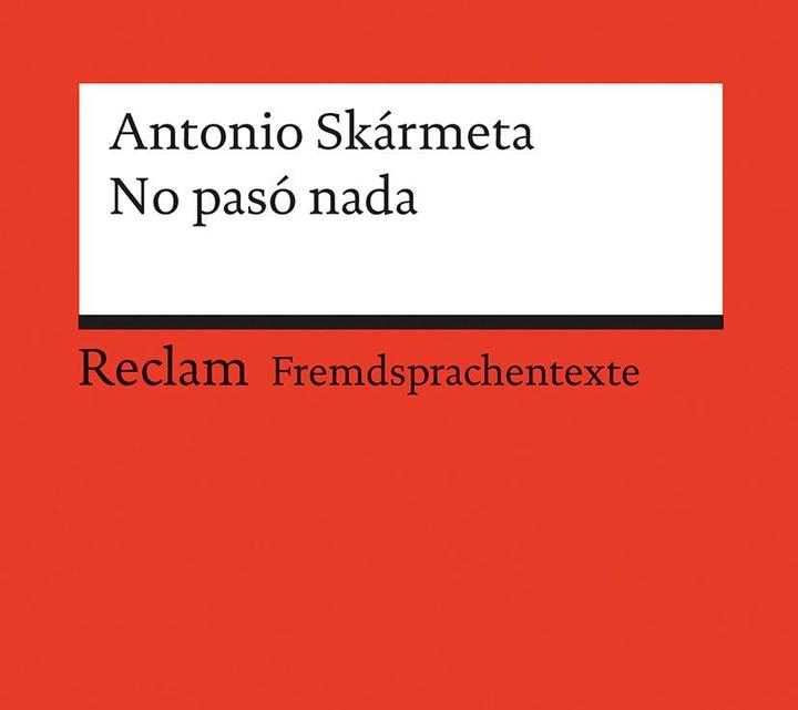 Actual product image No pasó nada (German, Antonio Skármeta, 2008)