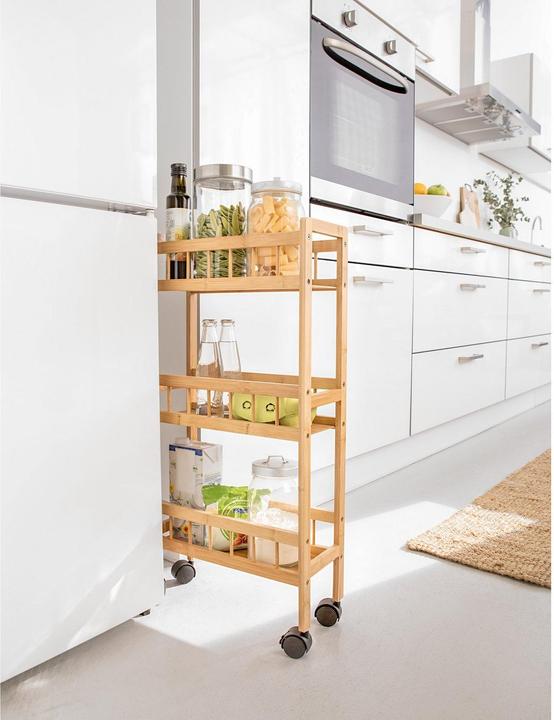 Image du produit Angela Bruderer Haushalts-Rollwagen «Bambus»