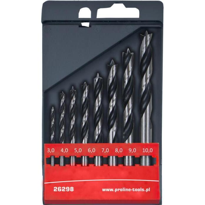 Proline, Bohrereinsatz, Pro-Line Holzspiralbohrer 4 5 6 10 8 mm komplett (26295) (4, 5, 6, 10, 8 mm)