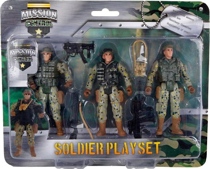 Productafbeelding Mission Control 3 soldaten met uitrusting