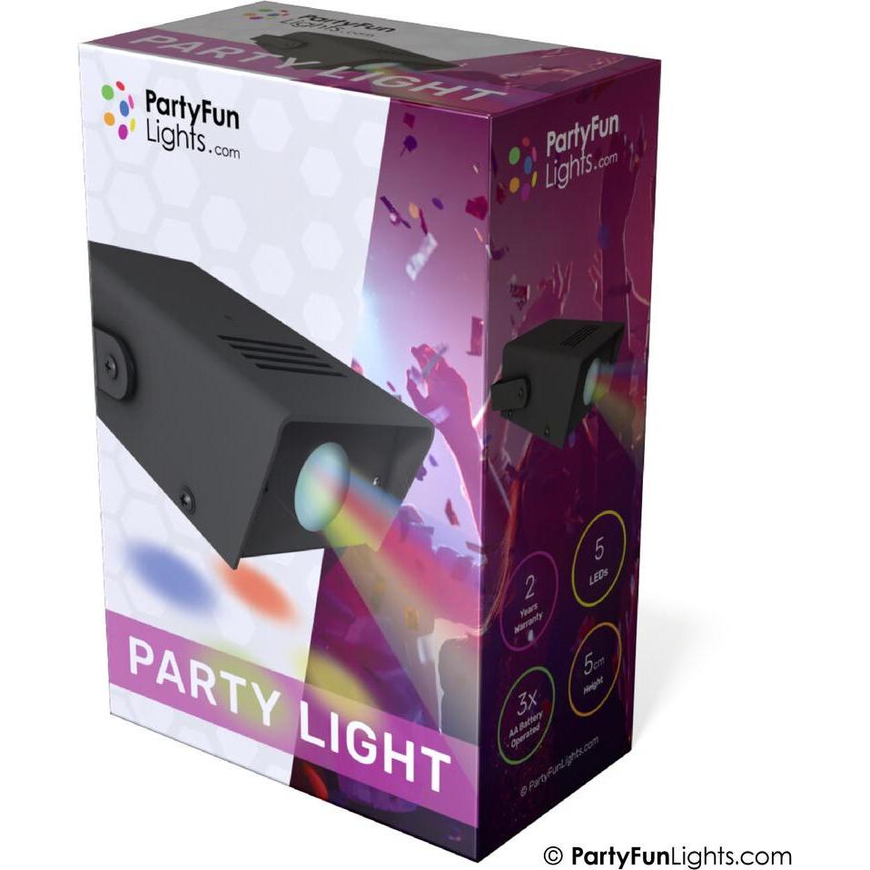 Thumbnail - PartyFun Lights Party Fun Lights - Mini projector disco lamp - 12.5cm