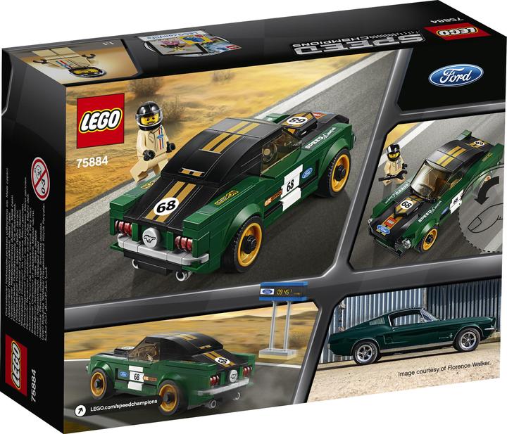 Produktbild LEGO 1968 Ford Mustang Fastback (75884, LEGO Speed Champions)