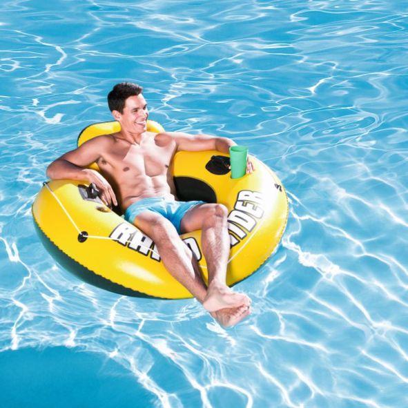 Actual product image Bestway swimming wheel Rapid Rider 135 cm