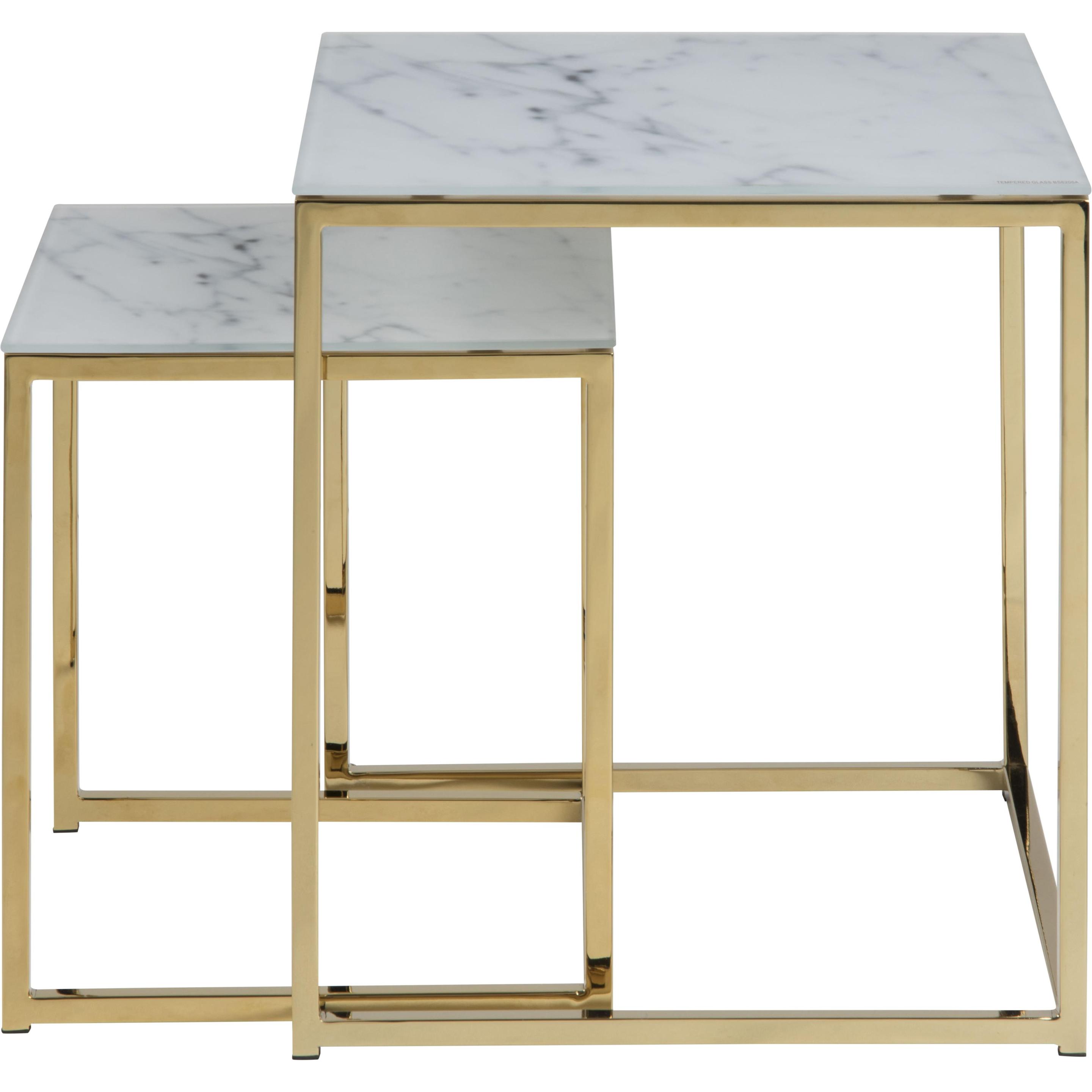 Thumbnail - AC Design, Couchtisch + Beistelltisch, Alisma (45 x 45 x 50 cm)