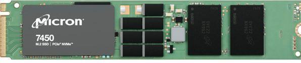 Image du produit Micron 7450 PRO M.2 PCI Express 4.0 3D TLC NAND NVMe (3840 Go, M.2 22110)