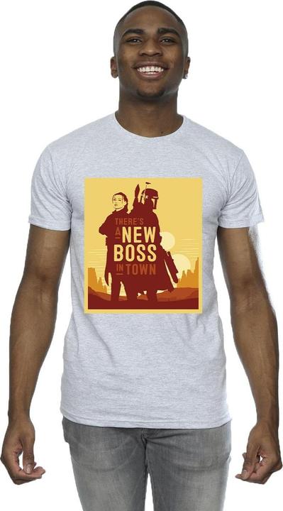 Produktbild Star Wars The Book Of Boba Fett New Boss Sun Silhouette TShirt (4XL)