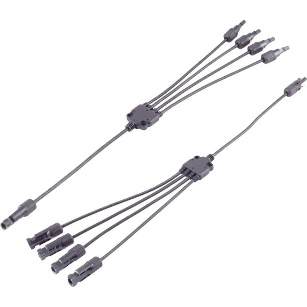 BKL Electronic, Zubehör Solarenergie, 2800028 4/1 Y-Stecker 6 mm² Kabellänge 0.60 m