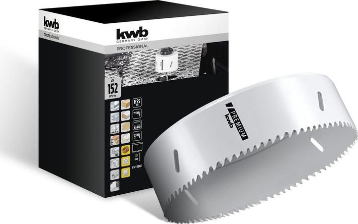 Actual product image kwb Hss Bimetal Hole Saw 152Mm (152 mm)
