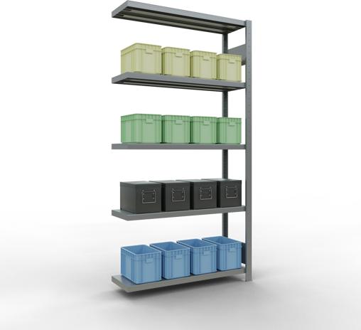 Immagine prodotto Schulte Lagertechnik MULTIplus250 sistema di alloggiamento aggiuntivo senza bulloni con bulloni di lunghezza