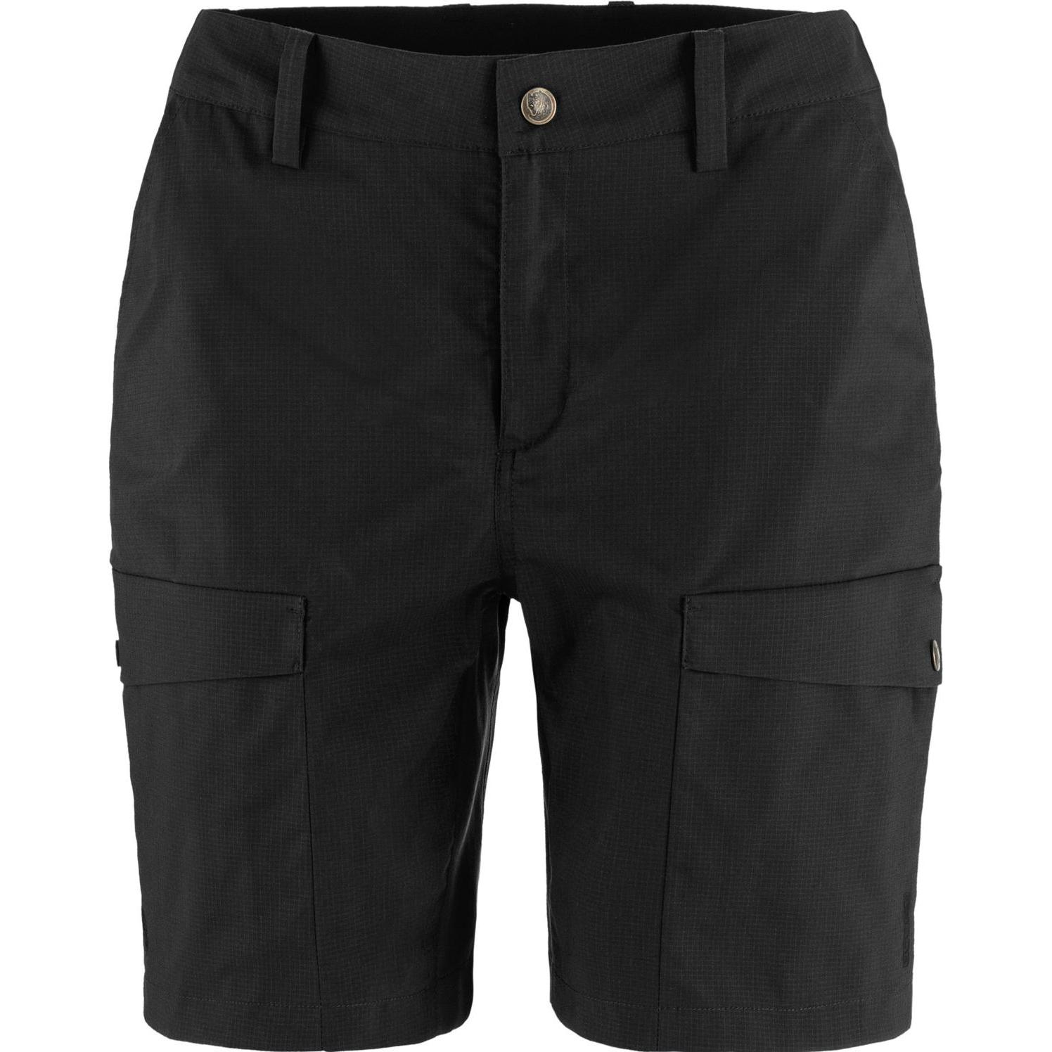 Fjällräven, Damen, Outdoorhose, Abisko Hybrid Trail Shorts W (44), Schwarz, 44