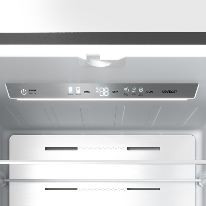 Actual product image Hisense RF632N4BCE Side-by-side Refrigerator Free Installation 485 L E Stainless Steel (485 l)