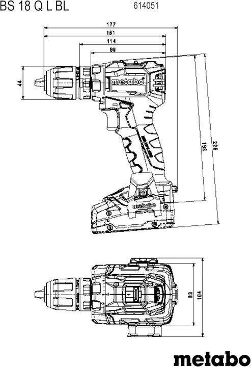Actual product image Metabo BS 18 L set (Drill driver)