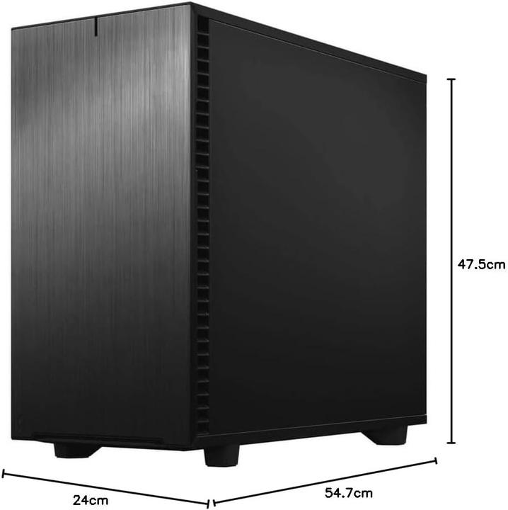 Produktbild Fractal Define 7 Black TGD (ATX, E-ATX, mATX, Mini-ITX)