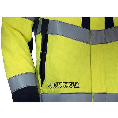 Uvex Sports, Arbeitsjacke, Arbeitsjacke uvex suXXeed multifunction gelb, warngelb 4XL (4XL)